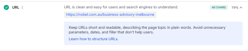 URL Structure URL Structure